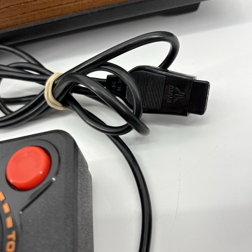 Atari 2600A 4-Switch Gaming Console System with Game Lot 19 Games Read Ds! - Picture 7 of 16
